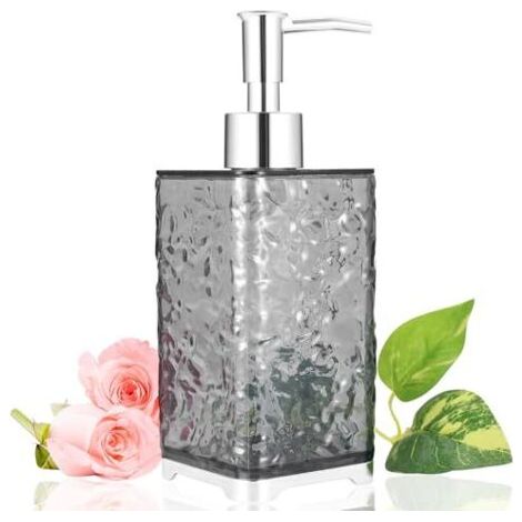 FENOPLASTICA400 ML Distributeur Savon, Distributeur de Savon Liquide, Flacon Pompe Vide, Distributeur Shampoing et Gel Douche, Flacons Vides à Pompe pour Distributeurs de Savon et Lotion Cuisine Salle (1/5)