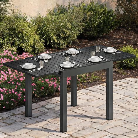 Table de jardin réglable de 4 à 6 cm 160 x 80 x 75 cm (1/5)