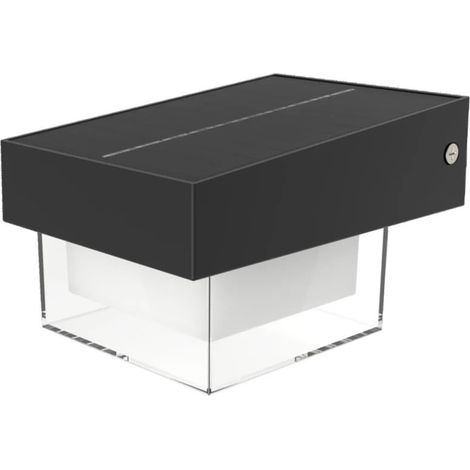 TrAdE Shop Traesio - Applique Solare Con Sensore Movimento Lampada Led Da Esterno Luce 6000k Ip54 Zq-bd-005gy - (1/5)