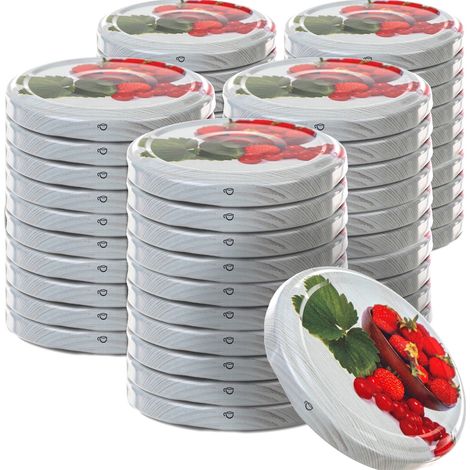 KADAX Deckel fi66 Muster O-04 Erdbeere, Kirschfrucht (1/5)