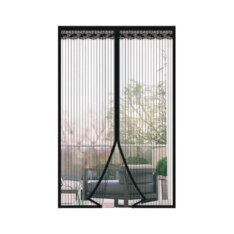 Magnetisches Moskitonetz für Türen 70x200 cm, kein Bohren erforderlich, ideal für Balkon und Terrasse. (1/5)