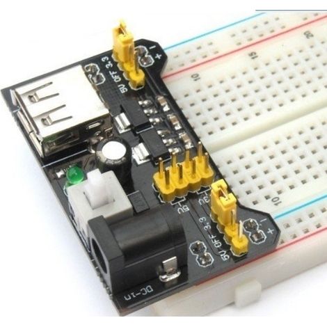 Kit fuente de alimentación DC/USB 5V/3.3V para placa prototipo [ARDUINO]