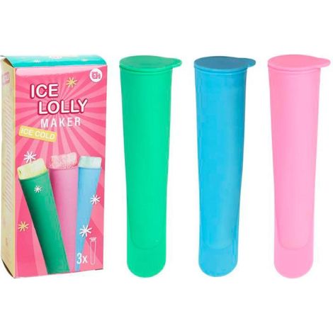 Molde para helado 42 x 42 x 195 mm 3 uds
