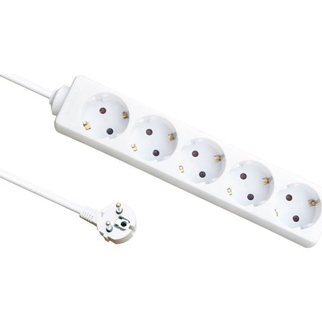 Multiprise à 5 prises avec câble de 3 m, 3G1,5 mm², 3500 W (1/2)