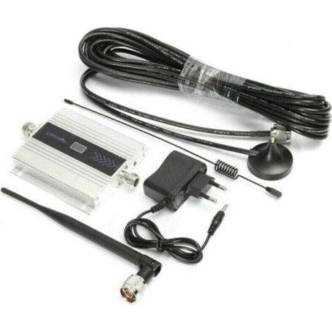 Amplificateur de Signal GSM 900MHz Répéteur 2G 3G 4G Amplificateur Cellulaire LTE DCS 1800 2100 Pour Téléphone Portable - UE- (1/2)