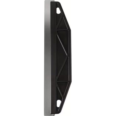 Grattoir à papier peint en acier inoxydable, noir, 30 × 7 cm, 1 pièce Couteau utilitaire, couteau à mastic, truelle à manche en plastique (1/5)