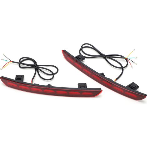 Satz mit 2 LED-Heckstoßstangenreflektoren für Civic 2022, sequentielle Blinker, Bremslichter, Positionslichter, direkter Ersatz. (1/5)