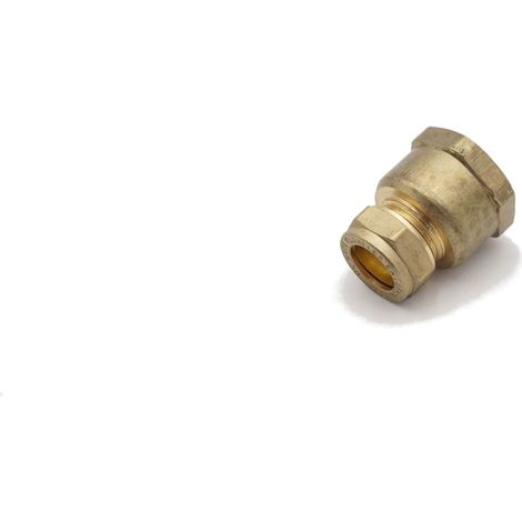 PrimaPlus 15mm x 3/4" Brass Compression Adaptor - Pack of 10 (1/3)