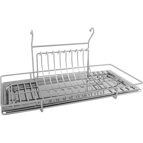 Égouttoir à vaisselle - Mat - Conception suspendue - Gain de place - Matériaux durables