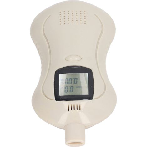 Testeur d'haleine portable avec écran LCD numérique, alarme d'ivresse et capteur à semi-conducteurs. (1/5)