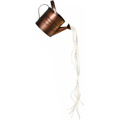 Beleuchtete Gartensprenger – Blumenmuster – Dekoratives Kunstharz, orange und weiß, 60 cm hoch, 4er-Set – Geeignet für Rasenflächen und Terrassen