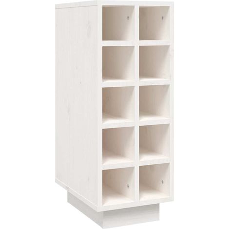Maison Exclusive - Botellero madera maciza de pino blanco 23x34x6 (1/5)