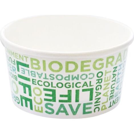Pot à glace jetable 520 ml - 450-64 - 57 pièces - Ecobioshopping