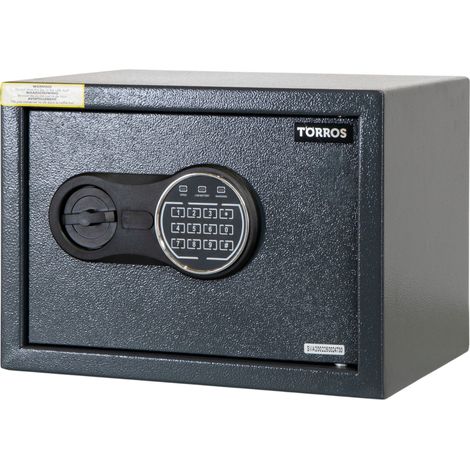 Coffre-fort à serrure électronique 25 L - Type hôtel - avec 3 voyants lumineux 229 x 405 x 336 mm Torros KLE229 (1/5)