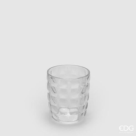 EDG Enzo De Gasperi Bicchiere Optic Tumbler H 9,6 Cm D 8 Cm 6 Pz