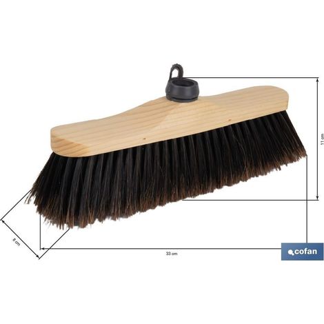 COFAN CEPILLO BARRER YERMINA 33013005 mm.S/MANGO C/PROTECTORES
