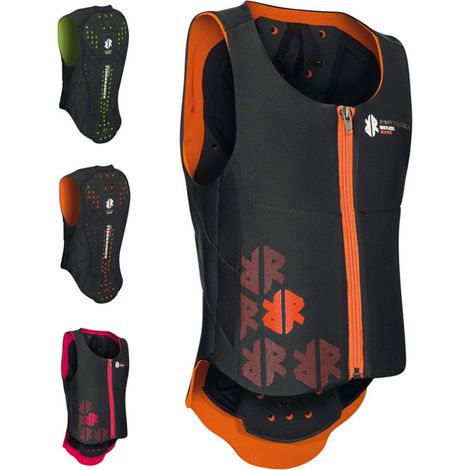 128 cm, rosa: Gilet salvaschiena da bambino per equitazione Ballistic multistrato Cross 6.0 in schiuma (1/2)