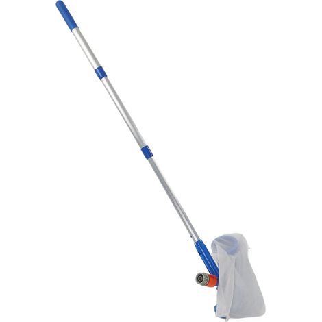 Balai aspirateur pour piscine portable avec perche télescopique en plastique, nettoyeur à jet pour fontaines, prise US (1/5)
