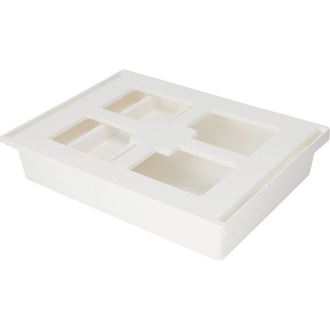 Boîtes de rangement créatives à tiroirs dissimulés sous les bureaux, étagères d'armoires, grandes boîtes de rangement de style tiroir pour bureaux. (1/5)