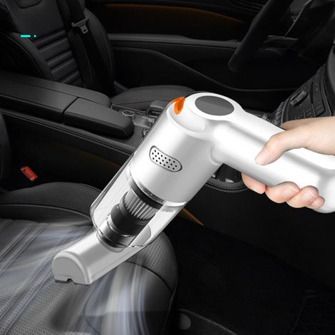 Liquidación de aspiradoras para coche - Aspiradoras inalámbricas para el hogar, aspiradoras para pelo de mascotas, mini aspiradoras, potente succión, limpiadores de teclados, recargables por USB
