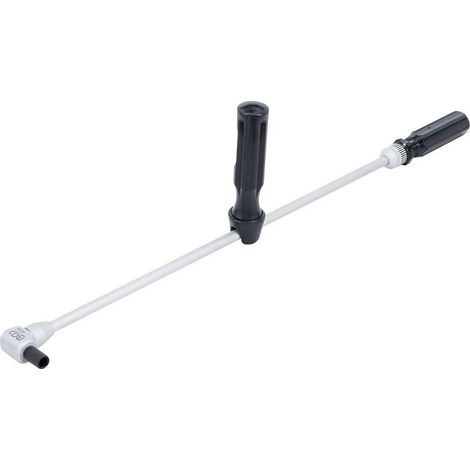 Tournevis Coudé 480 mm - Précision et Confort d Utilisation - Acier, Zones Difficiles - D-Work
