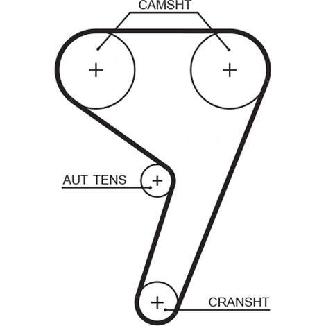 Pompe à eau + kit de courroie crantée Gates KP25433XS-1 FORD