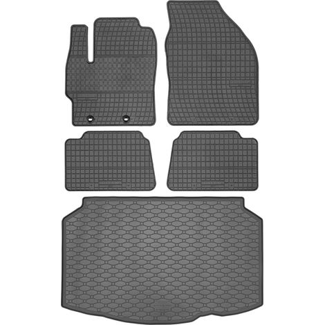 Toyota Yaris IV Schrägheck ab 2020 SET - Gummifußmatten + Kofferraummatte (1/5)