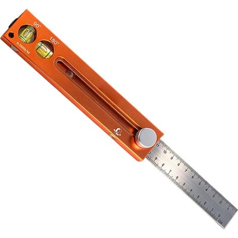 Règle de menuisier extensible, outil de mesure magnétique, règle de traçage du bois de niveau pour la construction de maisons, de meubles, de portes, de planchers et d'étagères. (1/5)