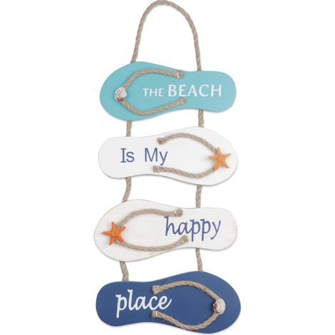Blauer Traum Nautische Strand Flip-Flop-Dekoration Flip-Flop-Ornament