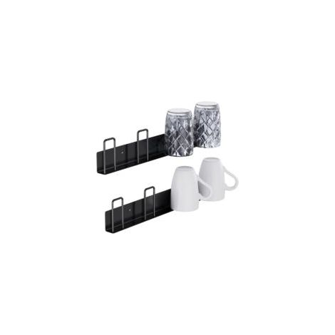 Wandhaken ohne Bohren für Tassen, Klebehalterung für Kaffeetassen, Glasbecherhalter für Schränke, Küchenorganizer, Schrankregale, Hängende Küchenutensilien (2 - Crezuo)