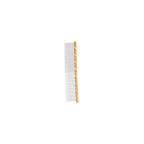 20cm Peigne Acier Inoxydable Pour Animaux Peigne De Toilettage Pour Chiens Et Avec Dents Espacées Différemment Jaune (1/5)