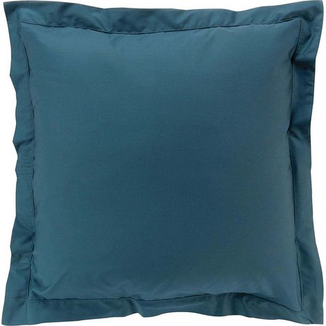 Taies d'oreiller x2 Percale 63x63 cm Bleu (1/3)