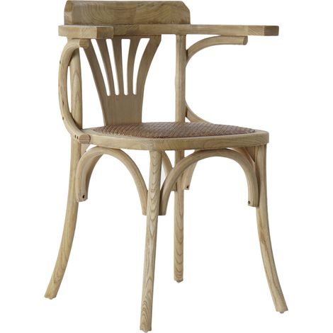 Ratan Elme Chair 57x46x78 Natürliches Orme Ratan Material Multicolor -Farbfamilienstühle und Stühle Details (1/5)