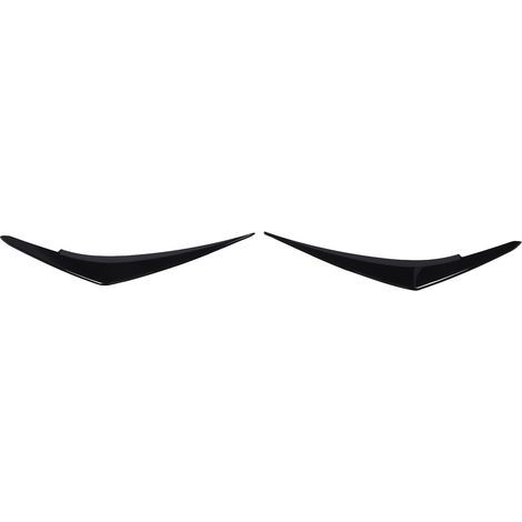 2 pièces phare sourcil gauche droite noir avant lampe paupière revêtement d'habillage décoratif en plastique phare pour WRX STI VB 2022 +. (1/5)