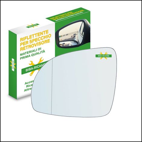 Specchio adesivo asferico lato guidatore per kia picanto i (sa) solo 2008-2011