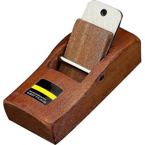 1pc Mini Rabot Bois Rabot Bloc Rabot Main Rabot Main De Menuisier Rabot Bois Couleur Bois (1/3)