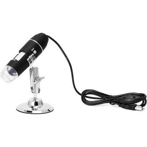 1600x USB portable digital microscope, suitable for industrial observation and manual inspection, with adjustable 8-LED magnifier. (1/5)