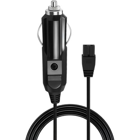 1 Câble Allume-cigare, 12V 5A, Connecteur 2 Broches, Cuivre, 2 Mètres, Pour Réfrigérateur Portable (1/5)