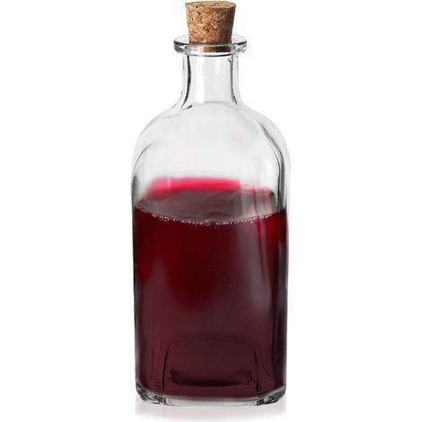 Glasflasche mit Korken, 530 ml (1/5)