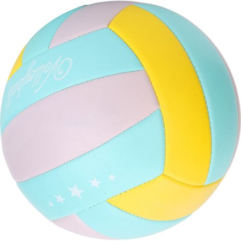 Ballon de volley-ball d'entraînement taille 5, souple, haute élasticité, léger, en PVC, pour intérieur et extérieur, piscine et salle de sport (1/5)
