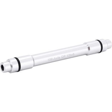Fahrrad-Steckachsen-Nabenadapter 12 mm auf 9 mm Schnellspanner Silber (1/5)