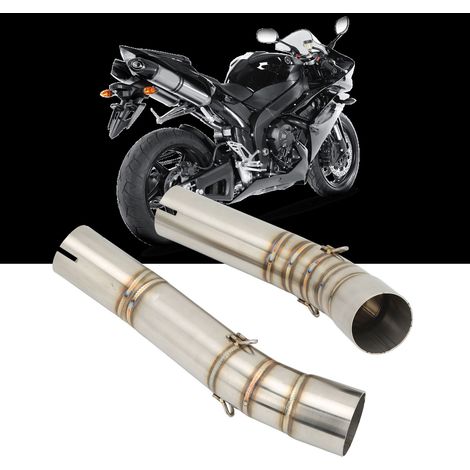 Mittelteil des Auspuffs aus Edelstahl für Yamaha YZF-R1 2007-2008 Motorradmodifikation (1/5)