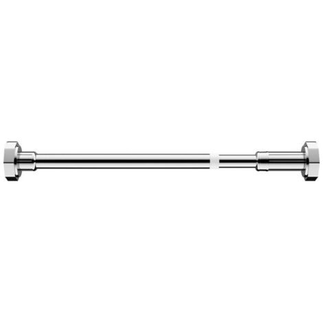 Tringle à vêtements extensible, tube en acier inoxydable, réglable de 35 à 50 cm, gain de place pour penderie ou balcon