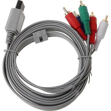 1,8 m langes Komponentenkabel (1080p HDTV AV oder 5RCA) für Wii-Konsole