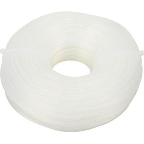 Corde de Tonte Ronde Blanche 2,65mm x 70m pour Tondeuse à Gazon - Compatible avec Tondeuses à Essence - Haute Qualité et Durabilité- (1/5)