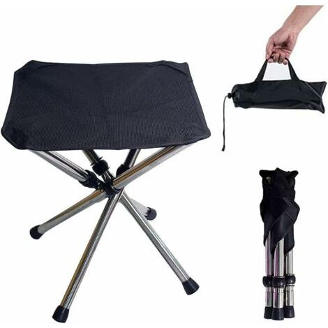 Tabouret de camping pliant, chaise de camping portable avec sac de transport, Cam-NANOTEH (1/5)