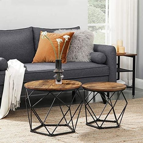 Ensemble de tables basses Dylano  Grande et petite table basse 