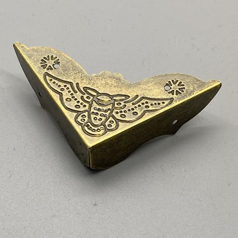 Accessoires de quincaillerie pour cadres photo, tableaux décoratifs, protections d'angle à motif chauve-souris antique, meubles, sacs, boîtes à outils, protections d'angle anti-collision en fer (1/5)