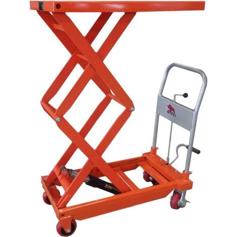 Hydraulic Scissor Lift Table 350KG (Mobile Platform Cart Trolley Lifting Heavy Duty Workshop)