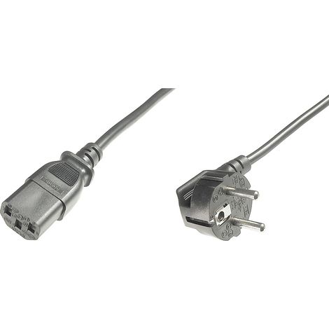 Digitus Strom Netzkabel 2.50 m Schwarz